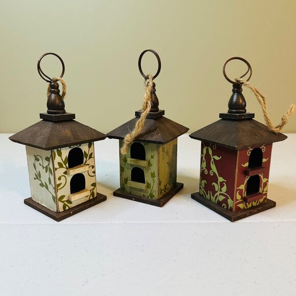 Southern Living at Home Wood Bird Houses Decoration Trio Card Picture Holder - Picture 7 of 10
